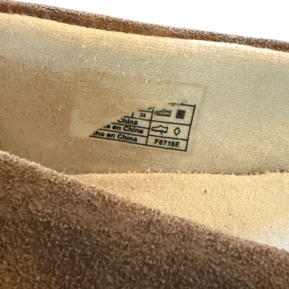 UGG Brown Suede Kammi Slip On Ballet Trainers Size 7 - Picture 7 of 11